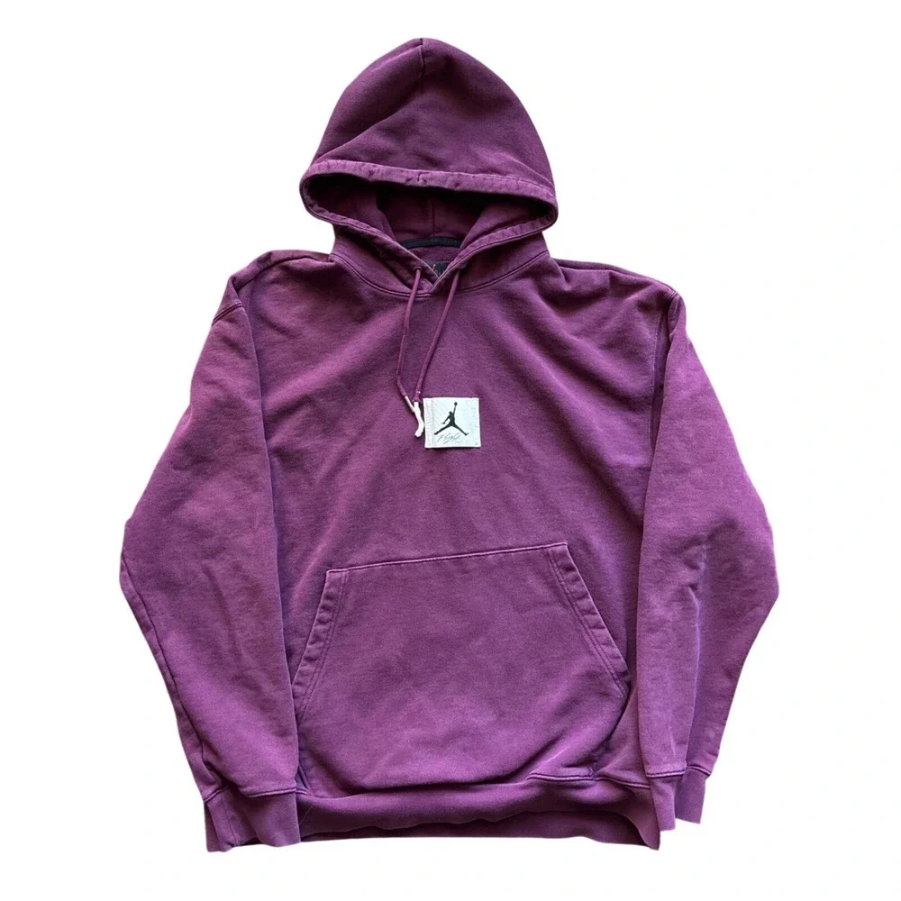 Jordan Air Jumpman Maroon Flight Hoodie Sweatshirt Jordan Logo Men's XL